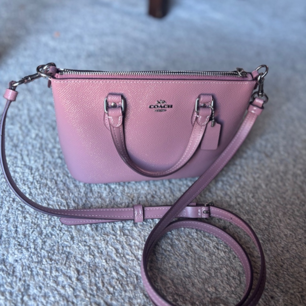Coach Pink Shimmer Purse - Picture 2 of 4